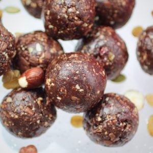 Chocolate Hazelnut Energy Bites