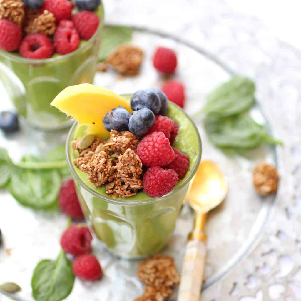 A healthy superfood parfait