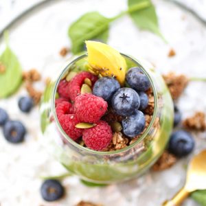 A green superfood parfait for the New Year