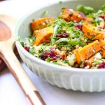 A hearty winter tabbouleh salad