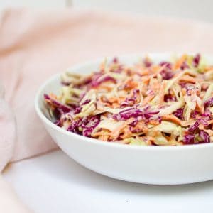 delicious vegan coleslaw