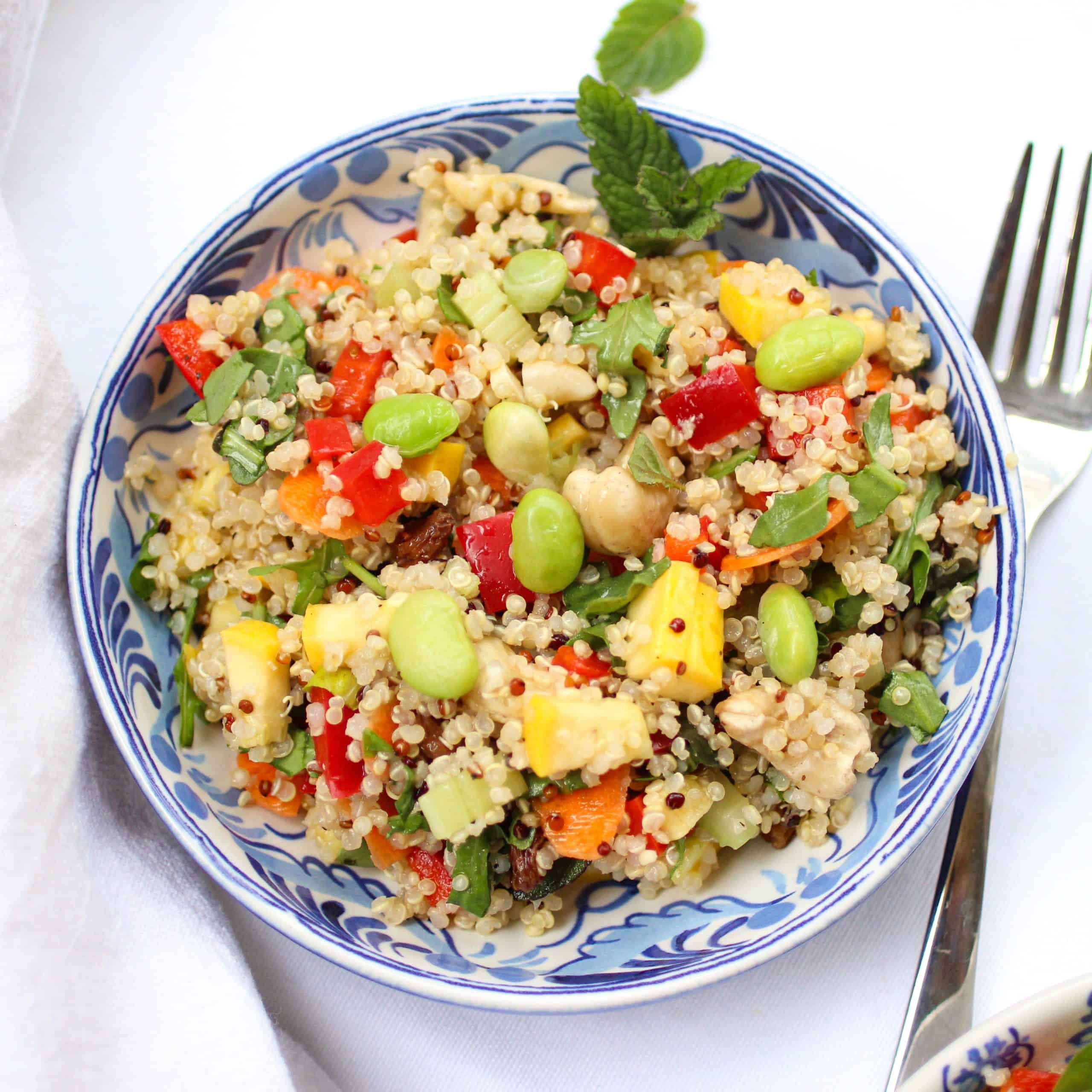 Quinoa Salad - The Well Fed Yogi