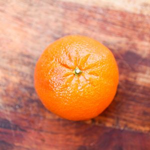 an orange for an immune boosting smoothie