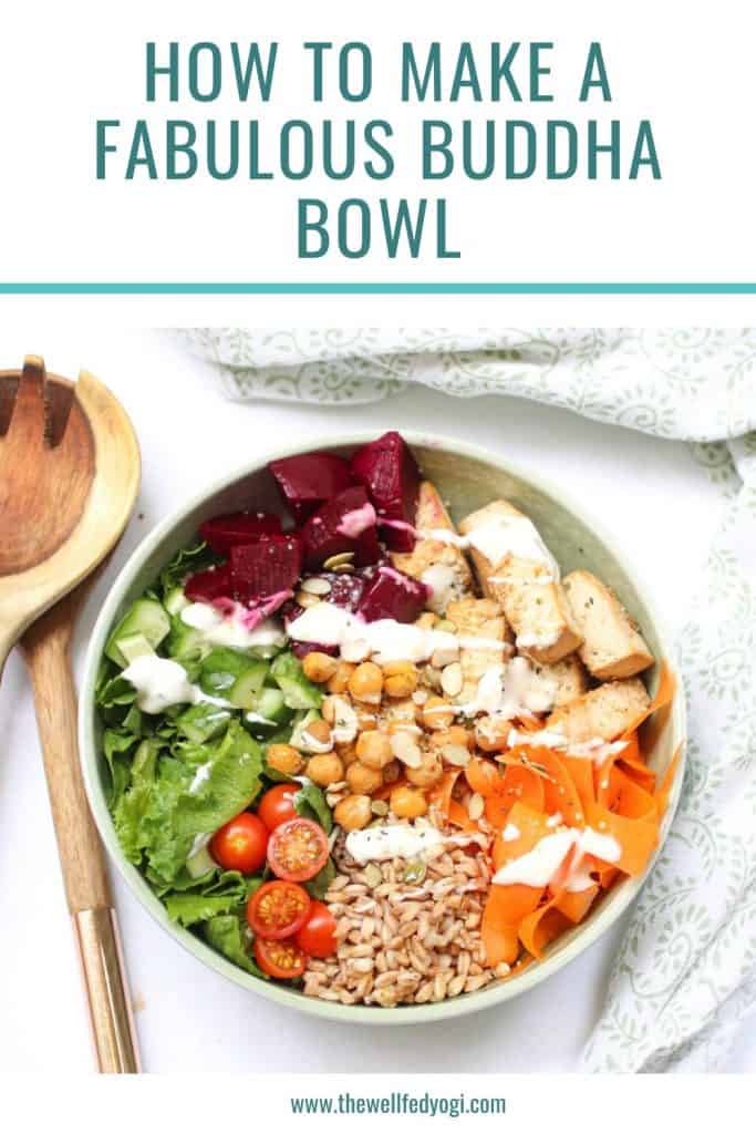 How to Make a Fabulous buddha Bowl Pinterest Pin