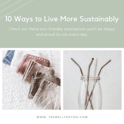 10 Ways to live more sustainably