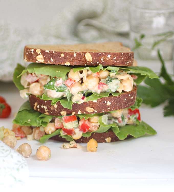 No-Tuna Salad Sandwich