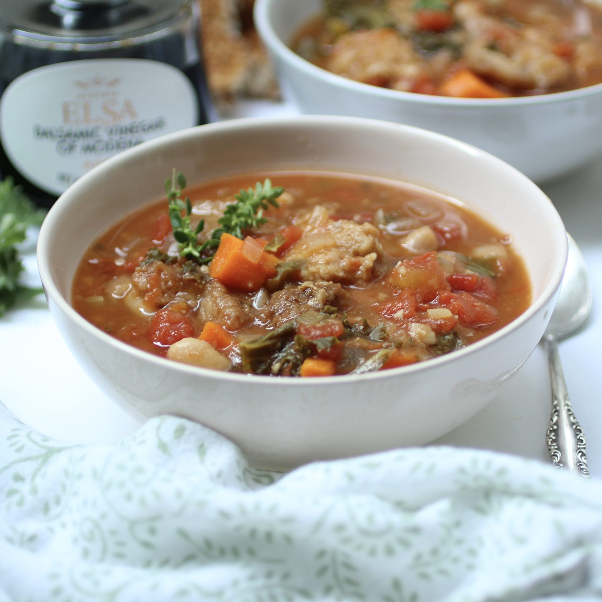 Tuscan Ribollita Soup - The Well Fed Yogi