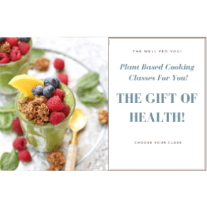 Plant Based Cooking Classes