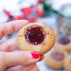 Vegan Thumbprint Cookies