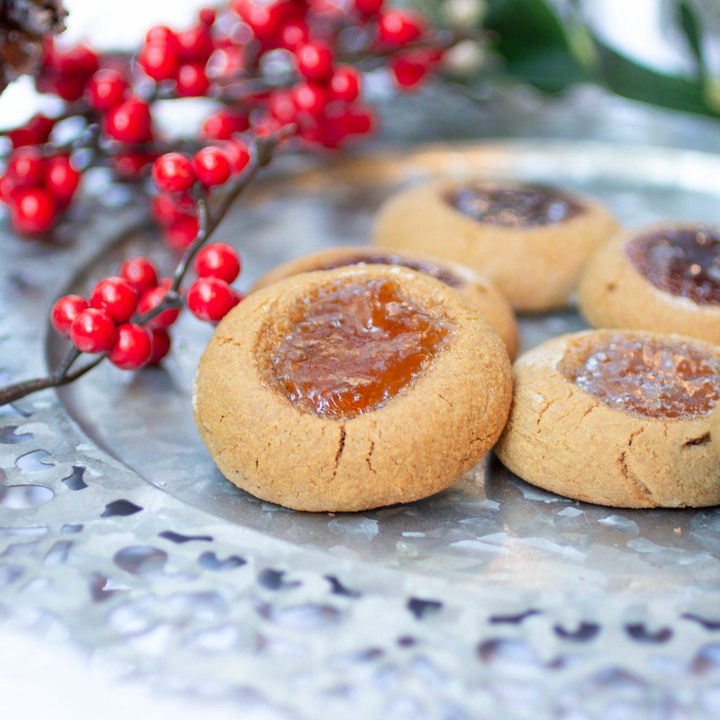 Vegan Thumbprint Cookies