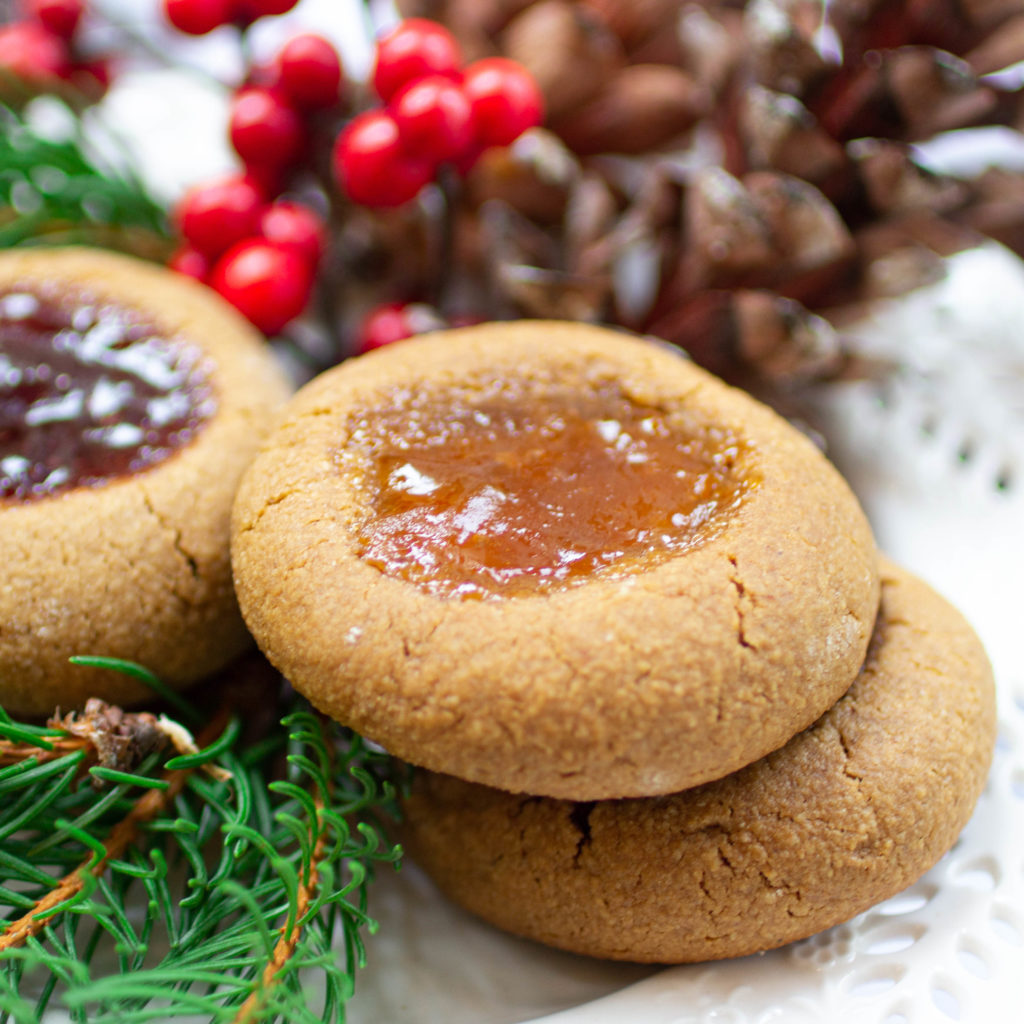 Vegan Thumbprint Cookies