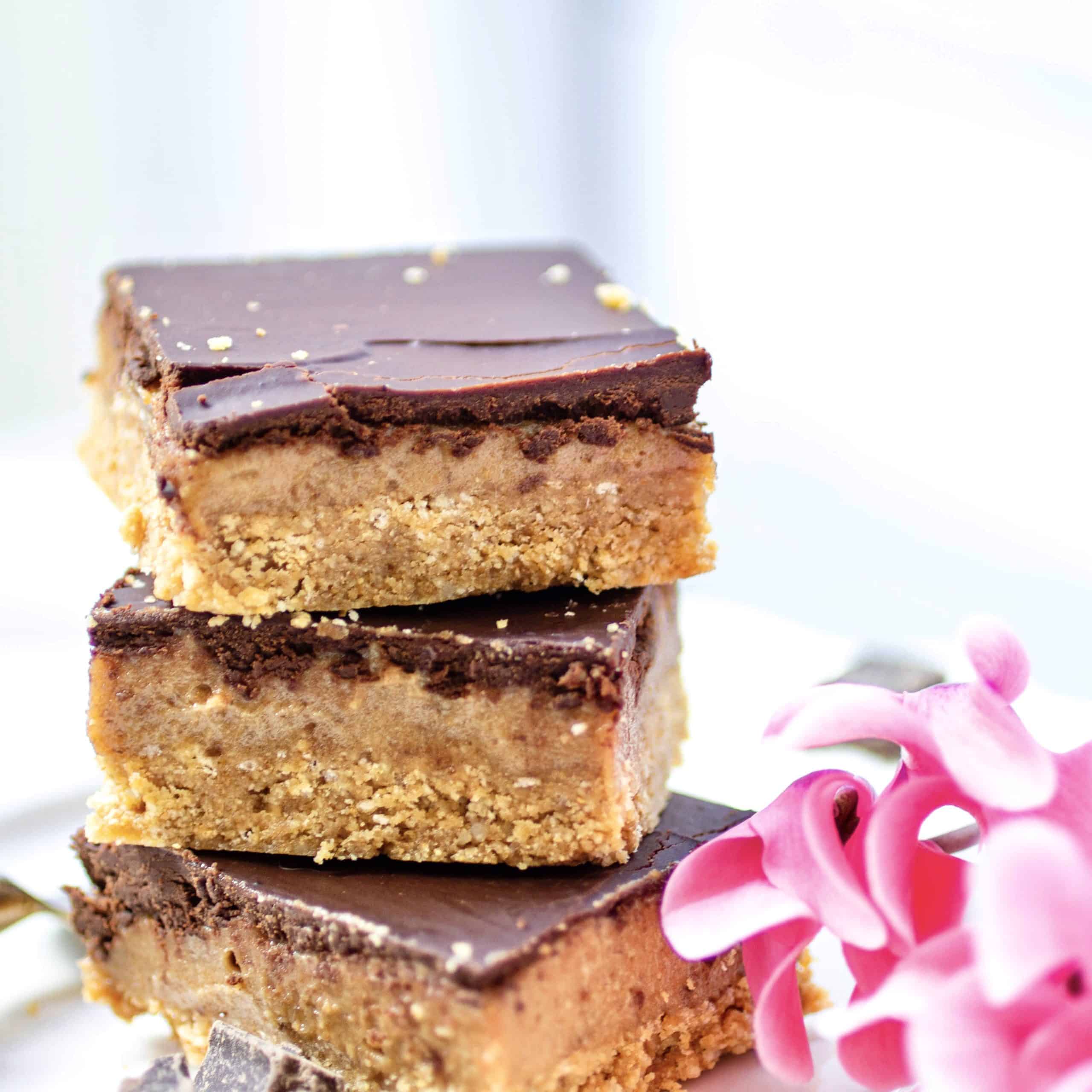 Cashew Butter Bars The Well Fed Yogi