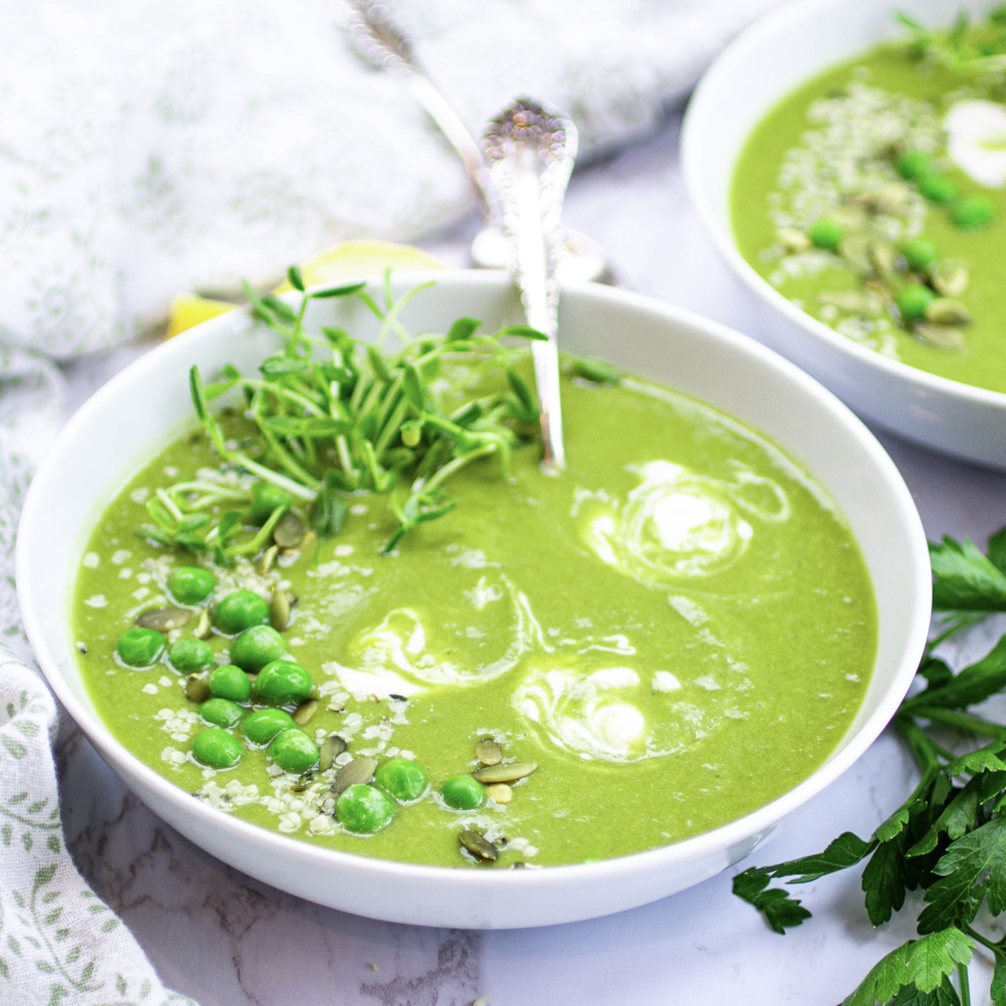 Immune Boosting Green Soup-9 - The Well Fed Yogi