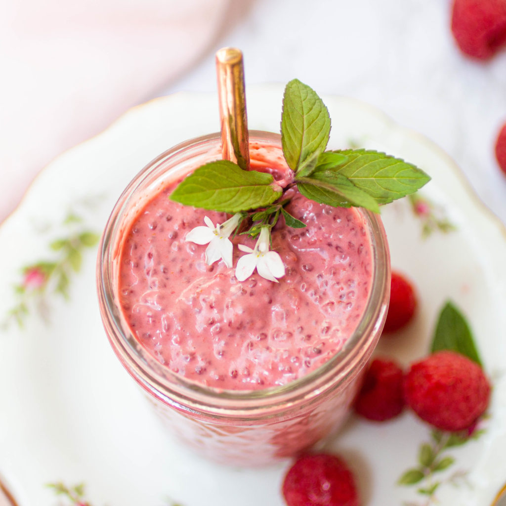 Berry Chia Pudding for mother's day
