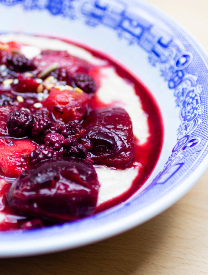 Blackberry and Apple Compote