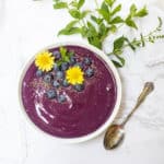 Blueberry Smoothie Bowl-