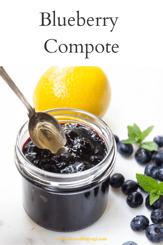 Blueberry compote pin